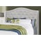 Monarch Specialties Bed, Queen Size, Platform, Bedroom, Frame, Upholstered, Velvet, Wood Legs, Grey, Traditional I 5967Q - alternate 2